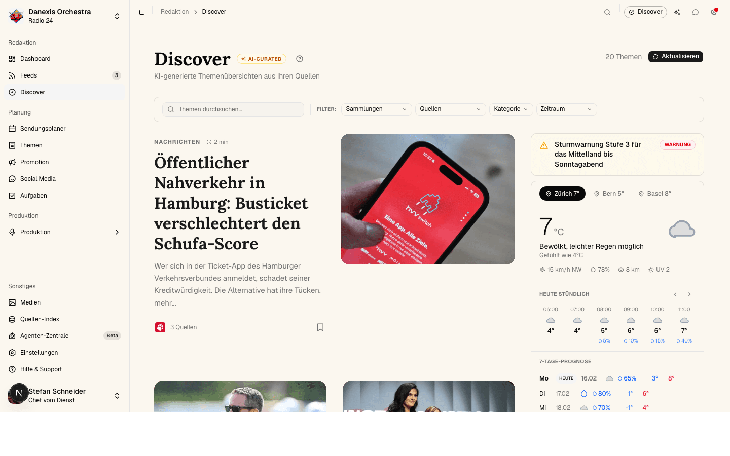 Screenshot: Discover